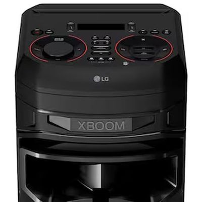 Torre de Som LG XBOOM RNC9 com Bluetooth, Karaokê, Entradas de Microfone, Guitarra e Alto-falantes Duplos