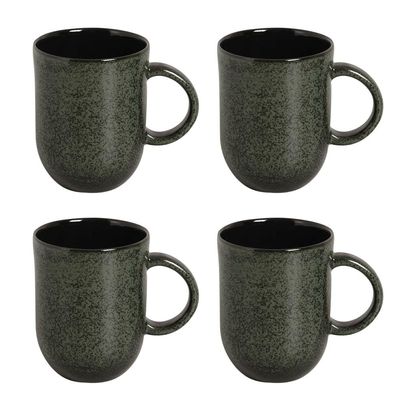 Conjunto de Canecas Porto Brasil Orgânico Greenery Verde 4 peças - 273 ml