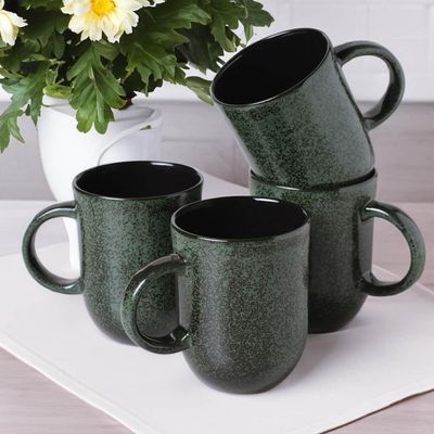 Conjunto de Canecas Porto Brasil Orgânico Greenery Verde 4 peças - 273 ml