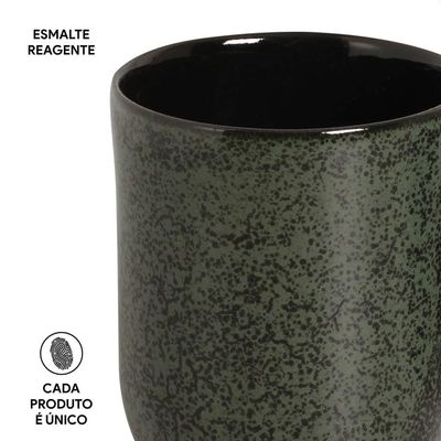 Conjunto de Canecas Porto Brasil Orgânico Greenery Verde 4 peças - 273 ml