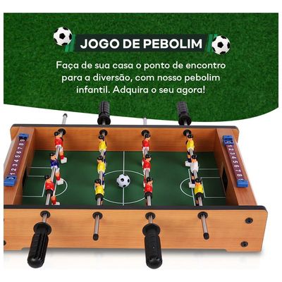Mini Pebolim de Mesa Totó 35Cm