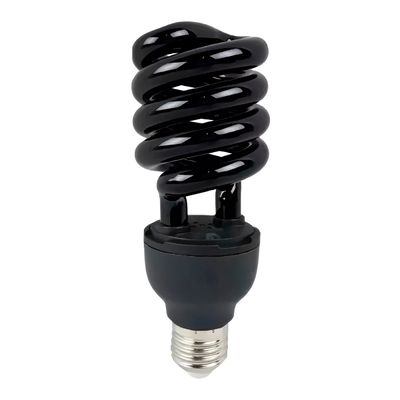 Lâmpada Espiral Luz Ultravioleta Fluorescente Iluminação - Efeito Neon Fluorescente 360°