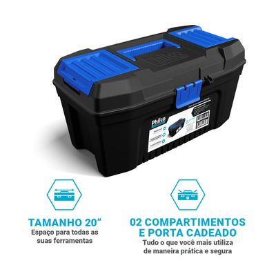 Caixa para Ferramentas Philco Force PFCP22 20” 30Kg Acessório