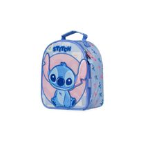 Lancheira Térmica Infantil Feminina Stitch Baby Azul Clara