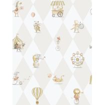 Papel de Parede Enzo Circo Bege 282-3