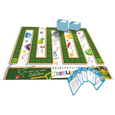 Jogo De Tabuleiro Inteligênio Com 270 Cartas - Pais E Filhos 2825