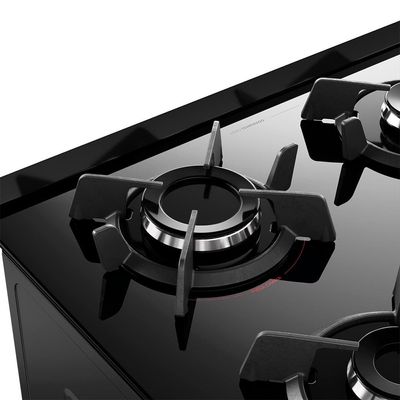 Fogão 4 Bocas Dako Supreme Glass com Mesa de Vidro e Acendimento Automático Preto - Bivolt