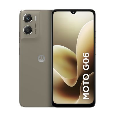 Smartphone Motorola Moto g06 4G Tela 6,9 256GB Câmera 50MP Bege