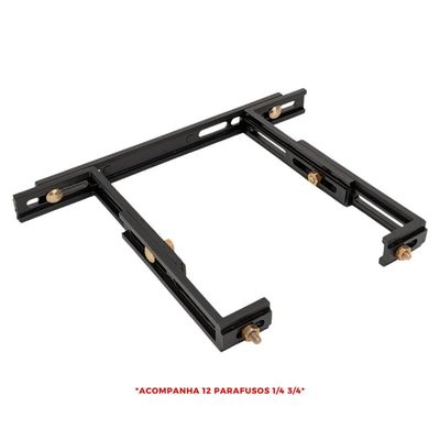 Par De Abraçadeiras Universal Preta