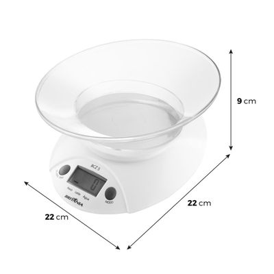 Balança para Cozinha Britânia BCZ5 Pilhas