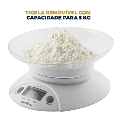 Balança para Cozinha Britânia BCZ5 Pilhas