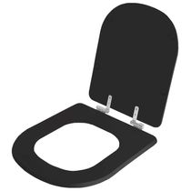 Assento Sanitário Soft Close Life Preto Para Vaso Celite