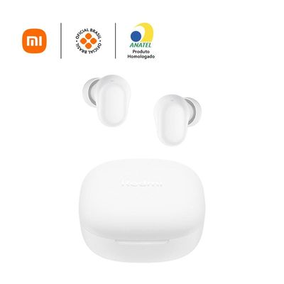 Fone de Ouvido Xiaomi Redmi Buds 6 Play Bluetooth - Branco