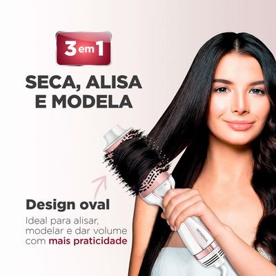 Escova Secadora Mondial ES-50 1200W/1300W - White Rose