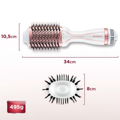Escova Secadora Mondial ES-50 1200W/1300W - White Rose