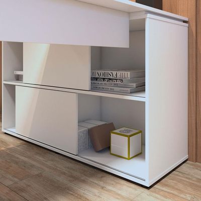 Mesa Artany Mingle com 2 Portas - Branco