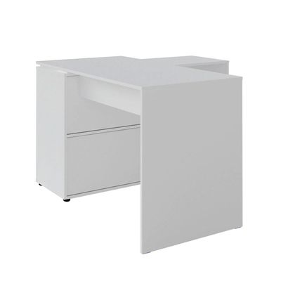 Mesa Artany Mingle com 2 Portas - Branco