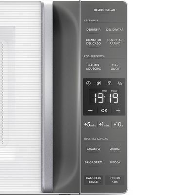 Forno de Micro-ondas Electrolux Efficient ME23B com Função Manter Aquecido Branco – 23 L Branco / 220