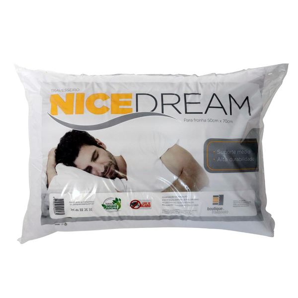 Travesseiro 58X38cm Nice Dream Singular