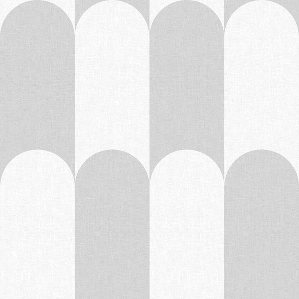 Papel de Parede Botany House Yin Yang Cinza 15556