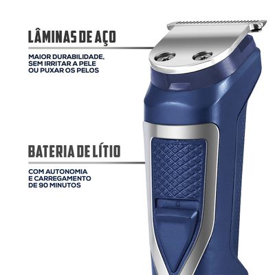 Aparador de Pelos Britânia 6 em 1 BAPE01 Multigroom Bivolt
