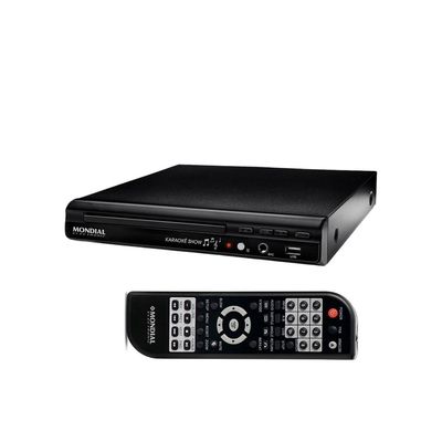 Dvd Karaoke Aparelho dvd Player Mondial Entrada Usb Ii Mp3 Bivolt D20