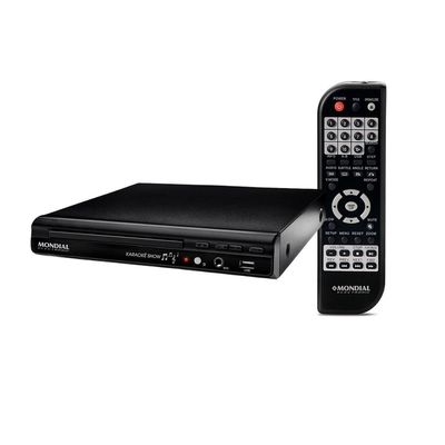 Dvd Karaoke Aparelho dvd Player Mondial Entrada Usb Ii Mp3 Bivolt D20
