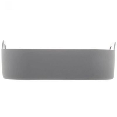 Kit 4 Formas de Silicone para Air Fryer Cinza 16x5,5cm Lyor Reutilizável Cozinha