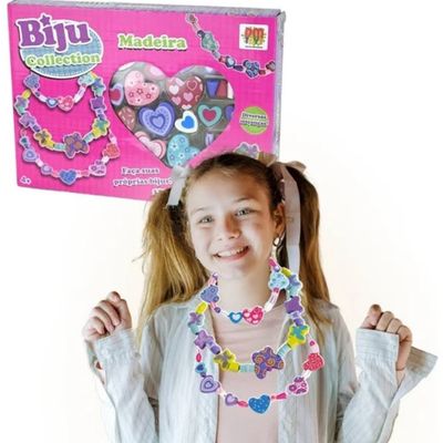 Biju Collection Madeira 120 Peças  - DmToys
