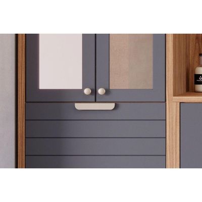 Cozinha Completa MGM 8 Peças Eloise C8P179 Cinamomo/Titanium