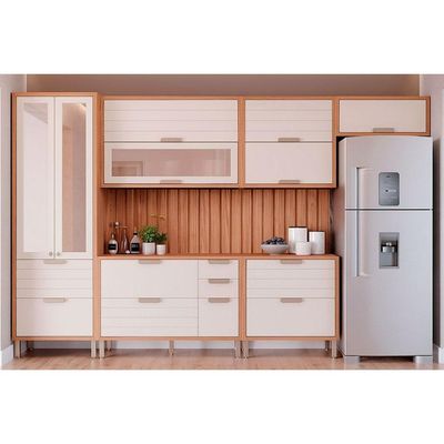 Cozinha Completa MGM 8 Peças Eloise C8P179 Cinamomo/Off