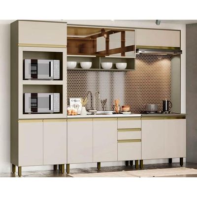 Cozinha Completa Henn 7 Peças Connect s/Pia CPT93 Duna/Cristal