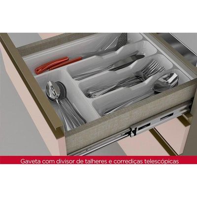 Cozinha Completa Henn 8 Peças Connect C8P05 Duna/Cristal