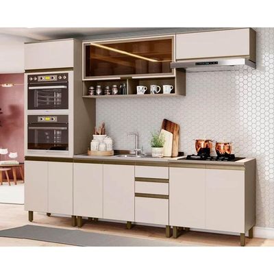 Cozinha Completa Henn 6 Peças Connect s/Pia CPT96 Duna/Cristal