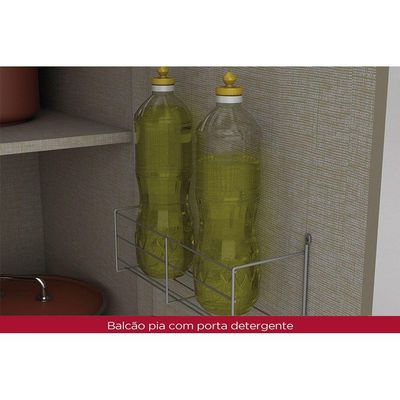 Cozinha Completa Henn 8 Peças Connect C8P05 Duna/Cristal