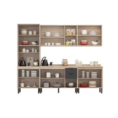 Cozinha Completa Demóbile 6 Peças Firenze C6P126 Amendola/Nude Prime TX
