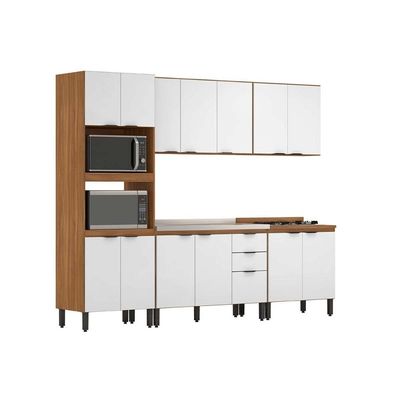 Cozinha Completa Demóbile 5 Peças Firenze FMT009 Amendola/Nude Prime TX