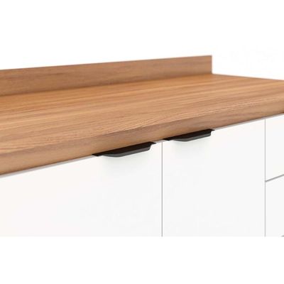 Cozinha Completa Demóbile 5 Peças Firenze FMT009 Amendola/Nude Prime TX