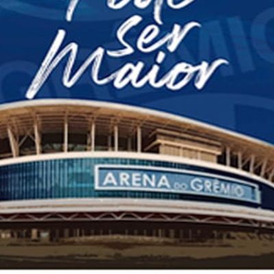 Toalha de Praia KazzaVip Microfibra 100% Poliéster Estampada Arena Do Grêmio 70cm x 140m Azul