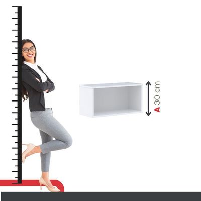 Nicho De Parede 300x600mm Branco