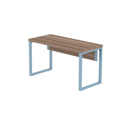 Mesa Escritório 1500x700x750mm M150-70pe40tub Walnut-azul Dali