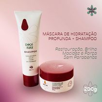 Kit Shampoo + Mascara Doce Raiz De Extrato De Batata Doce