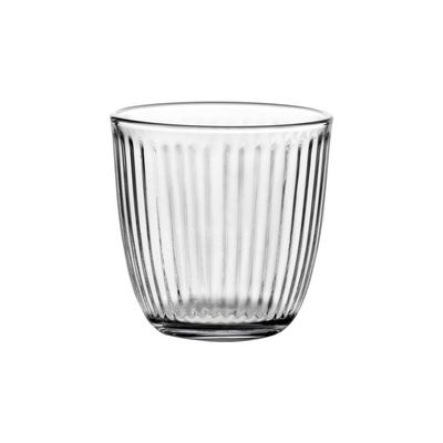Jogo de Copos Dynasty Óptico em Vidro 300ml  6 Peças