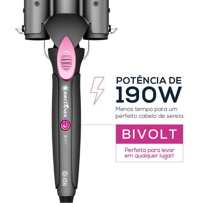 Modelador Triondas Britânia Bivolt 190W Tourmaline BECE17 Bivolt