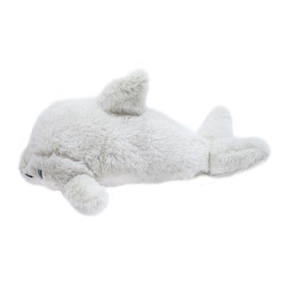 Pelúcia Golfinho Cinza e Branco 31cm