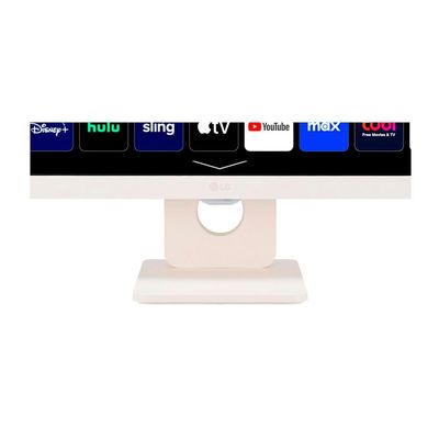 Monitor LG 32 MyView Smart 32SR50F-W com Tela IPS, Full HD, WebOs, Screen Share, HDR10, ThinQ, Air Play 2, Bluetooth, USB e HDMI - Branco