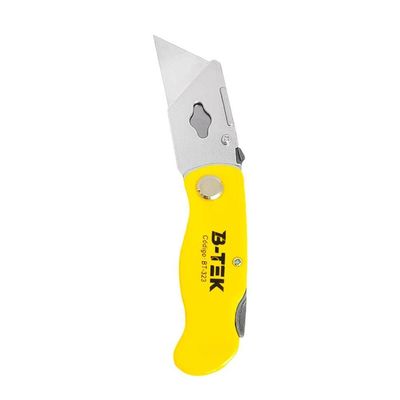 Estilete Compacto 4 Lâminas Fixa Multiuso Dobrável