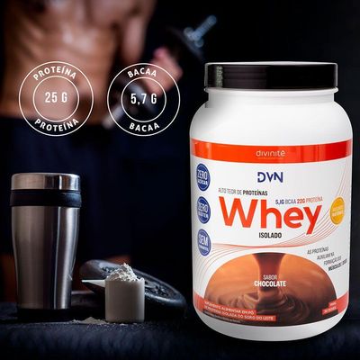 Dvn Whey Pote Isolado De 900g Divinitè Chocolate