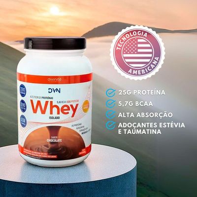 Dvn Whey Pote Isolado De 900g Divinitè Chocolate