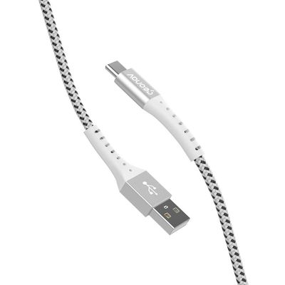 Cabo USB-C ESC05WT em Nylon Trançado Geonav – 1,2 metro